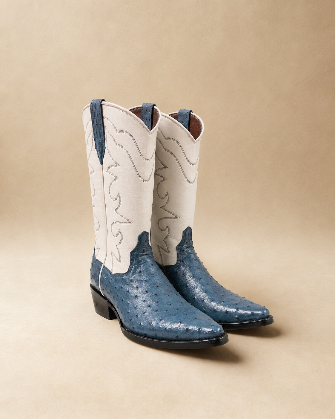 Bluebonnet Ostrich boot